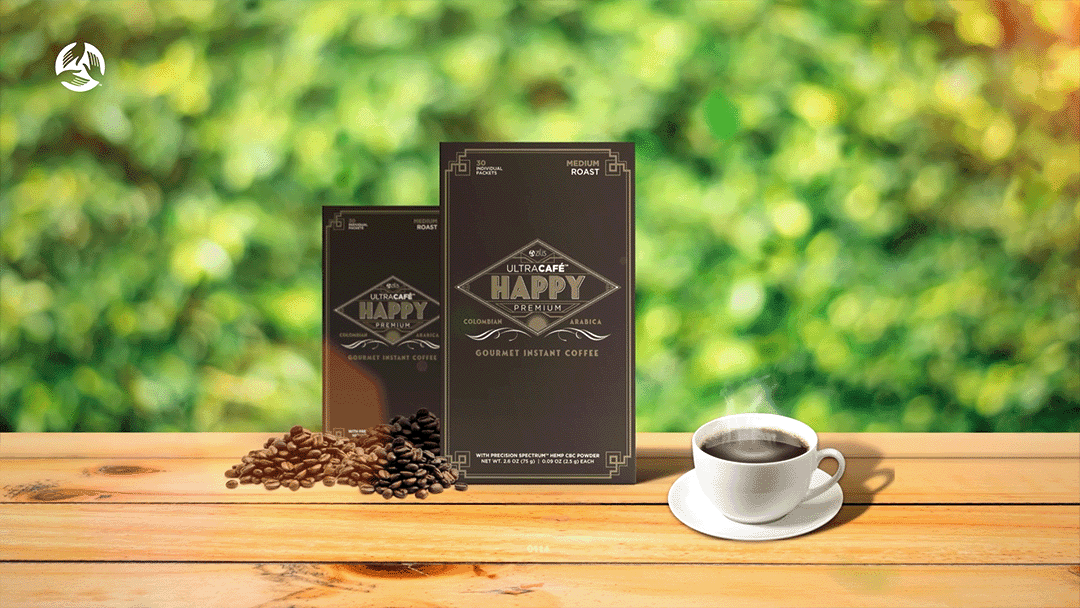 Happy, Coffee with CBD